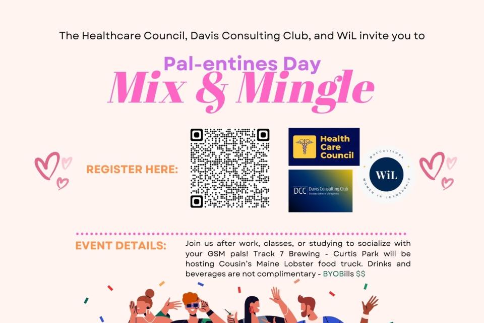 Pal-entines Day Mix & Mingle Poster