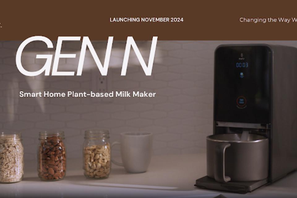 nutr appliance on kitchen counter