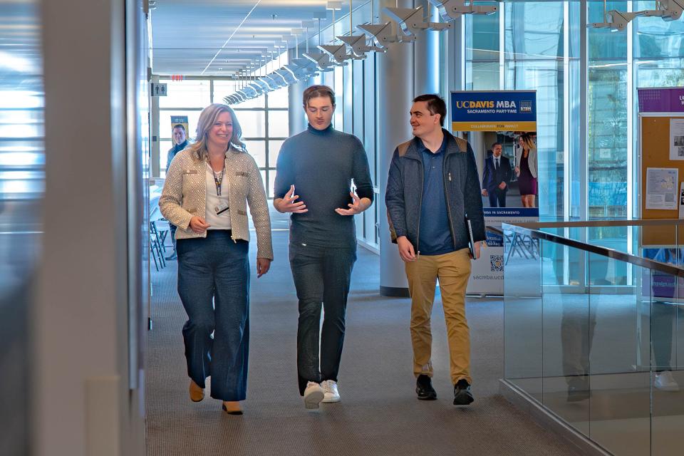 Students at the Sacramento campus