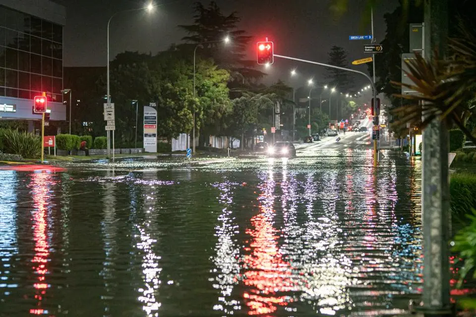 Flooding in Auckland New Zealand