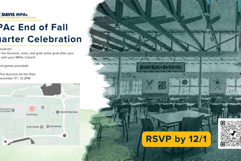 MPAc Fall Quarter Celebration Flyer